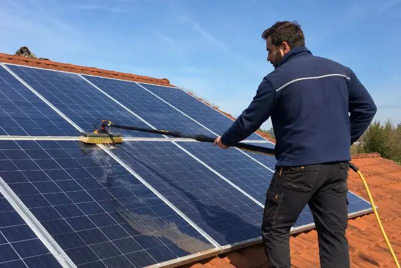 Nettoyage et entretien de panneaux solaires à Frelinghien